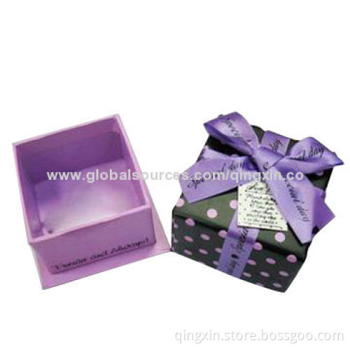 Jewelry Packing Box, Environment-Friendly, Customized Sizes and Shapes Available